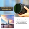 K&F CONCEPT 3pcs filtres magnétiques ultra clairs (filtre UV + filtre CPL + filtre ND1000) étanche résistant aux rayures avec anneau adaptateur sac de rangement pour objectif d