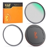 K&F CONCEPT NANO-X-1/8 Filtre de diffusion de filtre de mise au point douce avec film vert FMC étanche à la poussière pour objectif de caméra 49 mm de diamètre