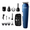 Kemei 14 PCS Kit de toilettage pour hommes Rechargeable Electric Hair Clipper Shaver Nose Trimmer
