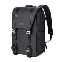 K&F CONCEPT Caméra Sac à dos de caméra 20L Cas de caméra grande capacité avec un boîtier de 15, 6 pouces pour ordinateur portable Trêve de pluie