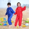 Kids Raincoat Vêtements de pluie respirant Imperméable Imperméable Pour Enfants Garçons Filles Étudiants Rainsuit À Capuche Haute Visibilité Imperméable Réfléchissant