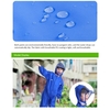 Kids Raincoat Vêtements de pluie respirant Imperméable Imperméable Pour Enfants Garçons Filles Étudiants Rainsuit À Capuche Haute Visibilité Imperméable Réfléchissant
