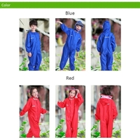 Kids Raincoat Vêtements de pluie respirant Imperméable Imperméable Pour Enfants Garçons Filles Étudiants Rainsuit À Capuche Haute Visibilité Imperméable Réfléchissant