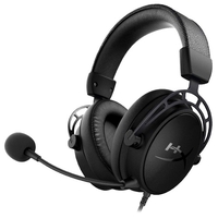 Kingston HyperX Cloud Alpha S Casque de jeu Casque à double cavité sonore avec son surround 7.1 Microphone amovible noir