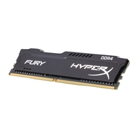 Kingston HyperX FURY Noir 4 Go DDR4-2400 CL15 Mémoire DIMM 288 broches 2Gx64Bit Mémoire interne de bureau HX424C15FB / 4