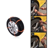 Kit anti-dérapant universel pour voiture,  chaîne anti-dérapante pour neige
