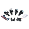 Kit central sans clé de verrouillage de kit de télécommande universelle de voiture 12V avec 2 télécommandes de coffre