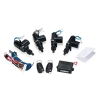 Kit central sans clé de verrouillage de kit de télécommande universelle de voiture 12V avec 2 télécommandes de coffre