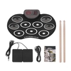 Kit de batterie électronique portable USB Roll Up Drum Pad Kit 9