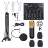 Kit de carte son live multifonctionnelle + kit microphone