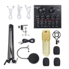 Kit de carte son live multifonctionnelle + kit microphone