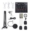 Kit de carte son live multifonctionnelle + kit microphone
