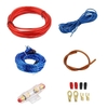 Kit de câblage Audio de voiture 8 jauge amplificateur de puissance Installation câblage câble de commande pour haut-parleur de caisson de basses Audio de voiture