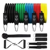 Kit de ceinture de résistance 11pcs Fitness Puller Set