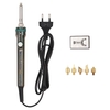 Kit de combustion du bois avec 5 embouts de fer à souder Outil de brûleur à bois multifonctionnel Température réglable 200-480 ℃ Stylo pyrograveur professionnel pour gravure sur bois gaufrage sculpture soudure adultes débutants 7 pièces