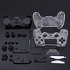 Kit de coque transparente bricolage assemblage de boîtier de boîtier de remplacement de la poignée en cristal pour contrôleur PS4 PS5