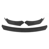 Kit de corps de lèvre de pare-chocs avant de voiture 4 pièces ABS pare-chocs lèvre menton Spoiler séparateur universel