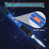 Kit de fer à souder Portable 60W température réglable stylo de fer à souder électrique 15 pièces Kit de soudure outil de soudage