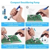 Kit de fer à souder Portable 60W température réglable stylo de fer à souder électrique 15 pièces Kit de soudure outil de soudage