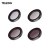 Kit de filtre de caméra TELESIN IS-FLT-GO2 avec filtres 4 pièces (CPL + ND8 + ND16 + ND32) Verre optique HD Revêtement multicouche en alliage d