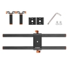 Kit de fixation à double poignée Andoer Fixations à vis 1/4 "Poignée longue pour stabilisateur Zhiyun Feiyu