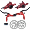 Kit de frein à disque hydraulique pour vélo de frein à disque à huile ZTTO frein avant et arrière étriers CNC en alliage d