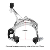 Kit de freins Fixie avant / arrière pour vélo de route Ensemble de freins Cruiser Vélo Ensemble de freins pour étrier de vélo Ensemble de freins à traction latérale
