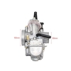 Kit de glissière plate Carb 30 mm pour carburateurs universels PWK
