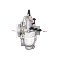 Kit de glissière plate Carb 30 mm pour carburateurs universels PWK