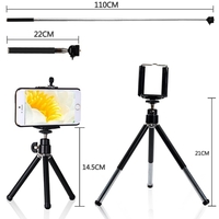 Kit de lentille de téléphone portable de téléobjectif de 10PCS 8X