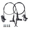 Kit de leviers de frein avant gauche et droite pour frein à huile vtt pour guidon de VTT 22, 2 mm