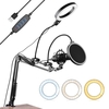 Kit de lumière annulaire de microphone vidéo 6, 3 pouces / 16 cm
