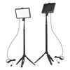 Kit de lumière vidéo LED USB Éclairage de conférence vidéo avec 2 * LED Fill Light 3200K-5600K Dimmable + 2 * Trépied extensible + 16 * Filtres de couleur pour l