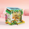 Kit de maison de poupée bricolage en bois Kit de maison de poupée miniature bricolage cadeau de Noël jouet parent-enfant