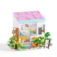 Kit de maison de poupée bricolage en bois Kit de maison de poupée miniature bricolage cadeau de Noël jouet parent-enfant