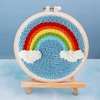 Kit de matériel de broderie bricolage Poke Set de broderie
