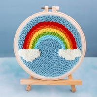 Kit de matériel de broderie bricolage Poke Set de broderie