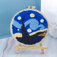 Kit de matériel de broderie bricolage Poke Set de broderie