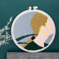Kit de matériel de broderie bricolage Poke Set de broderie