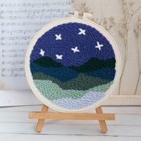 Kit de matériel de broderie bricolage Poke Set de broderie