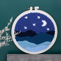 Kit de matériel de broderie bricolage Poke Set de broderie