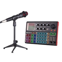 Kit de mixage audio avec changeur de voix externe Muslady K300 Live Card