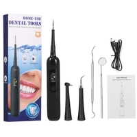 Kit de nettoyage des dents avec lumière LED et miroir buccal rechargeable par USB IPX6 étanche