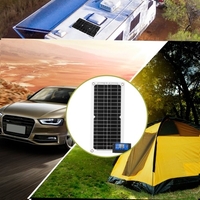 Kit de panneau solaire 12W 12V avec contrôleur de charge Port USB Module monocristallin hors réseau