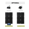 Kit de panneau solaire 18W 12V Module monocristallin hors réseau avec Kits de câbles de connexion SAE