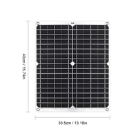 Kit de panneau solaire 26W 12V avec port USB Système de charge d