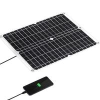 Kit de panneau solaire 26W 18V avec port USB Module monocristallin de système de charge d
