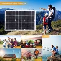 Kit de panneau solaire flexible double USB 18W Panneau solaire monocristallin USB double