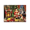 Kit de peinture au diamant bricolage 5D motif de dessin animé de Noël