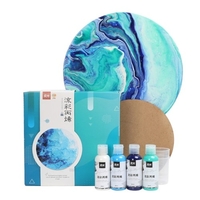 Kit de peinture pour tissu 4 couleurs 60 ml chaque bouteille de peinture textile